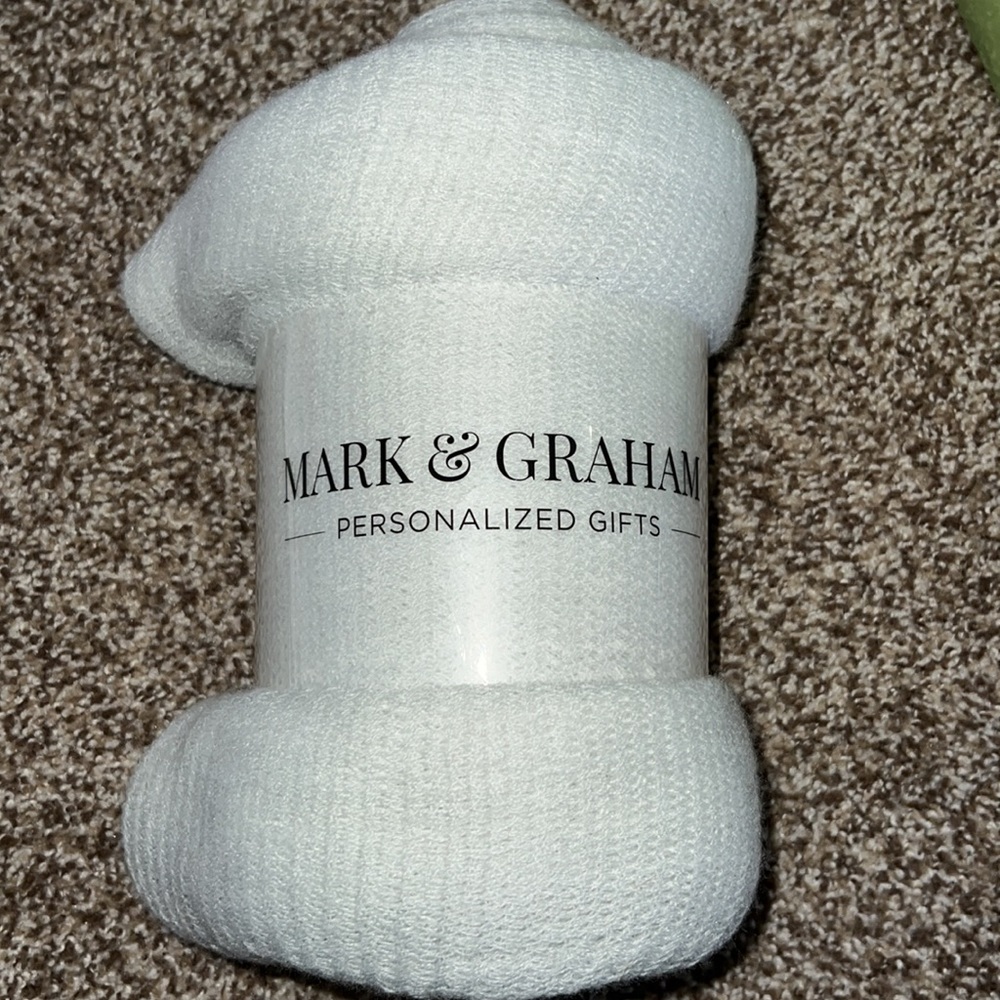 NWT Mark and Graham Colorblock Throw